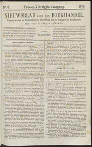 Nieuwsblad voor den boekhandel jrg 42, 1875, no 6, 22-01-1875 in 