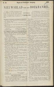 Nieuwsblad voor den boekhandel jrg 29, 1862, no 36, 04-09-1862 in 