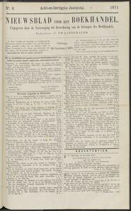 Nieuwsblad voor den boekhandel jrg 38, 1871, no 6, 20-01-1871 in 