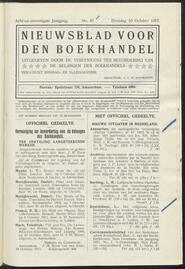 Nieuwsblad voor den boekhandel jrg 78, 1911, no 81, 10-10-1911 in 