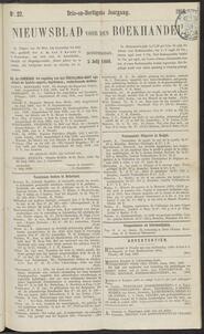 Nieuwsblad voor den boekhandel jrg 33, 1866, no 27, 05-07-1866 in 