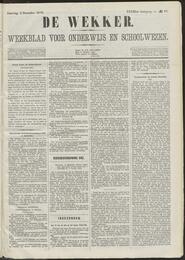 De wekker; weekblad voor onderwijs en schoolwezen jrg 33, 1876, no 97, 02-12-1876 in 