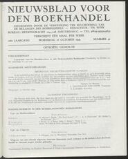 Nieuwsblad voor den boekhandel jrg 106, 1939, no 42, 18-10-1939 in 