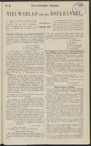Nieuwsblad voor den boekhandel jrg 34, 1867, no 31, 01-08-1867 in 
