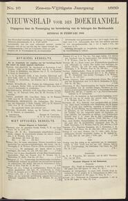 Nieuwsblad voor den boekhandel jrg 56, 1889, no 16, 26-02-1889 in 