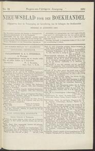 Nieuwsblad voor den boekhandel jrg 59, 1892, no 70, 30-08-1892 in 