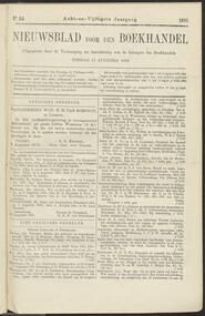 Nieuwsblad voor den boekhandel jrg 58, 1891, no 64, 11-08-1891 in 