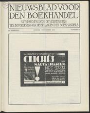 Nieuwsblad voor den boekhandel jrg 99, 1932, no 82, 01-11-1932 in 