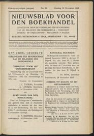 Nieuwsblad voor den boekhandel jrg 93, 1926, no 90, 30-11-1926 in 