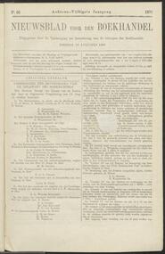 Nieuwsblad voor den boekhandel jrg 58, 1891, no 66, 18-08-1891 in 