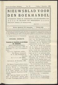 Nieuwsblad voor den boekhandel jrg 76, 1909, no 97, 03-12-1909 in 