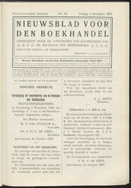 Nieuwsblad voor den boekhandel jrg 74, 1907, no 88, 01-11-1907 in 