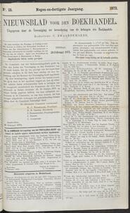 Nieuwsblad voor den boekhandel jrg 39, 1872, no 15, 20-02-1872 in 
