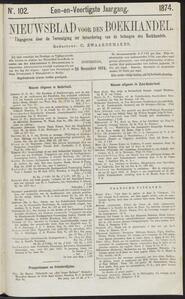 Nieuwsblad voor den boekhandel jrg 41, 1874, no 102, 24-12-1874 in 