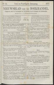 Nieuwsblad voor den boekhandel jrg 42, 1875, no 35, 04-05-1875 in 