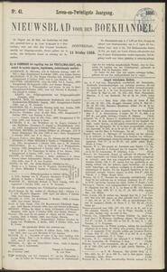Nieuwsblad voor den boekhandel jrg 27, 1860, no 41, 11-10-1860 in 