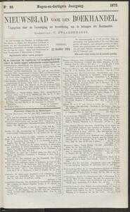 Nieuwsblad voor den boekhandel jrg 39, 1872, no 85, 22-10-1872 in 