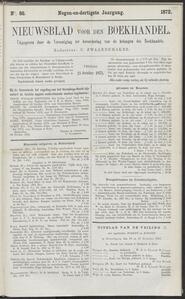 Nieuwsblad voor den boekhandel jrg 39, 1872, no 86, 25-10-1872 in 