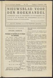 Nieuwsblad voor den boekhandel jrg 73, 1906, no 76, 21-09-1906 in 