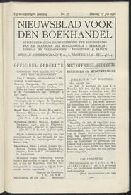 Nieuwsblad voor den boekhandel jrg 95, 1928, no 57, 17-07-1928 in 
