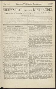 Nieuwsblad voor den boekhandel jrg 56, 1889, no 54, 09-07-1889 in 