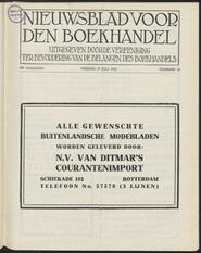 Nieuwsblad voor den boekhandel jrg 99, 1932, no 60, 29-07-1932 in 