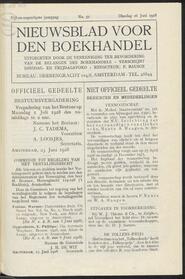 Nieuwsblad voor den boekhandel jrg 95, 1928, no 51, 26-06-1928 in 