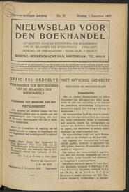 Nieuwsblad voor den boekhandel jrg 89, 1922, no 92, 05-12-1922 in 