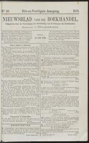 Nieuwsblad voor den boekhandel jrg 43, 1876, no 50, 23-06-1876 in 