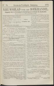 Nieuwsblad voor den boekhandel jrg 47, 1880, no 70, 31-08-1880 in 