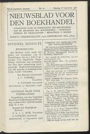 Nieuwsblad voor den boekhandel jrg 95, 1928, no 71, 18-09-1928 in 
