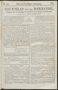 Nieuwsblad voor den boekhandel jrg 42, 1875, no 48, 18-06-1875 in 