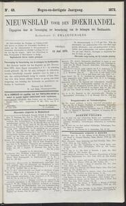 Nieuwsblad voor den boekhandel jrg 39, 1872, no 48, 14-06-1872 in 