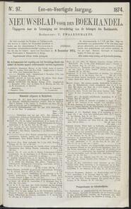 Nieuwsblad voor den boekhandel jrg 41, 1874, no 97, 08-12-1874 in 