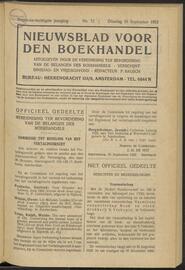 Nieuwsblad voor den boekhandel jrg 89, 1922, no 72, 26-09-1922 in 