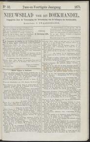 Nieuwsblad voor den boekhandel jrg 42, 1875, no 92, 19-11-1875 in 