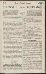 Nieuwsblad voor den boekhandel jrg 27, 1860, no 29, 19-07-1860 in 