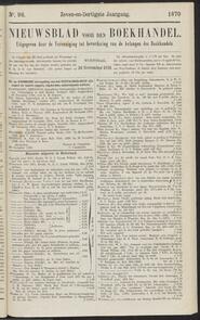 Nieuwsblad voor den boekhandel jrg 37, 1870, no 96, 30-11-1870 in 