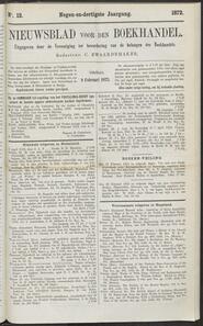 Nieuwsblad voor den boekhandel jrg 39, 1872, no 12, 09-02-1872 in 
