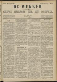 De wekker; nieuwe bijdragen voor het onderwijs jrg 39, 1882, no 68, 26-08-1882 in 