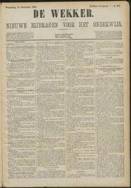 De wekker; nieuwe bijdragen voor het onderwijs jrg 43, 1886, no 102, 22-12-1886 in 