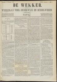 De wekker; weekblad voor onderwijs en schoolwezen jrg 32, 1875, no 14, 17-02-1875 in 