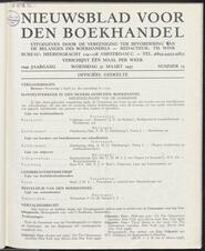Nieuwsblad voor den boekhandel jrg 104, 1937, no 13, 31-03-1937 in 