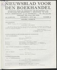 Nieuwsblad voor den boekhandel jrg 106, 1939, no 25, 21-06-1939 in 