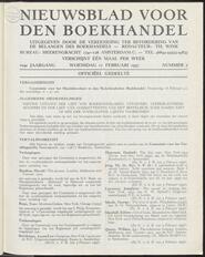 Nieuwsblad voor den boekhandel jrg 104, 1937, no 7, 17-02-1937 in 