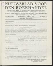 Nieuwsblad voor den boekhandel jrg 106, 1939, no 11, 15-03-1939 in 