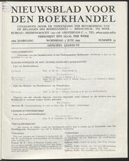 Nieuwsblad voor den boekhandel jrg 106, 1939, no 23, 07-06-1939 in 