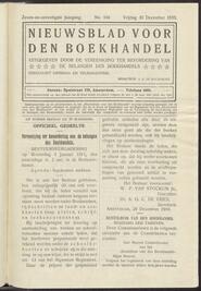 Nieuwsblad voor den boekhandel jrg 77, 1910, no 104, 30-12-1910 in 
