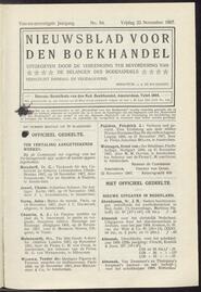 Nieuwsblad voor den boekhandel jrg 74, 1907, no 94, 22-11-1907 in 