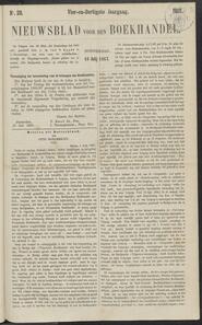 Nieuwsblad voor den boekhandel jrg 34, 1867, no 29, 18-07-1867 in 